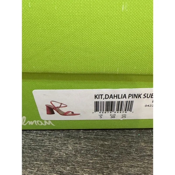 Sam Edelman Kit Dahlia Pink Square Toe Slingback Cylindrical Block Heel Sandals‎ - Image 9