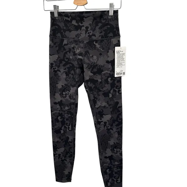 Lululemon Wunder Train High-Rise Tight 28" Hidden Heritage Lace Black Multi 8 - Image 7