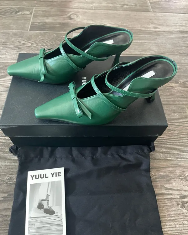 Wconcept Yuul Yie Judith Mule Heels with Bow design - Image 3