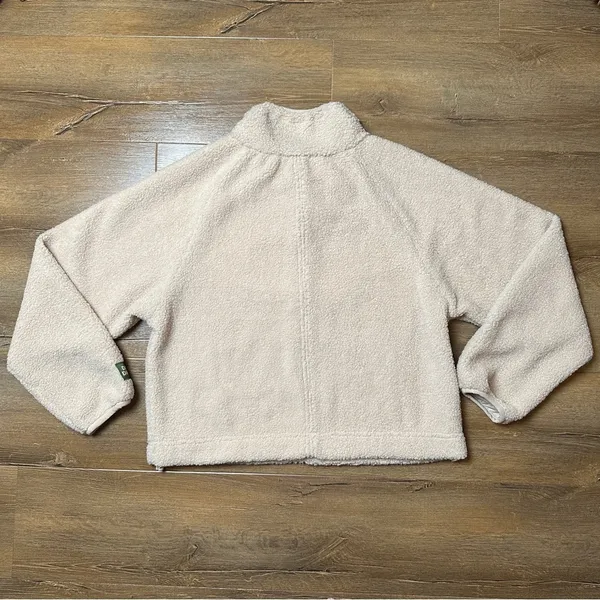 NWT Cozy Quarter Zip in Sand Tan Sherpa Fleece Size XS/S - Image 9