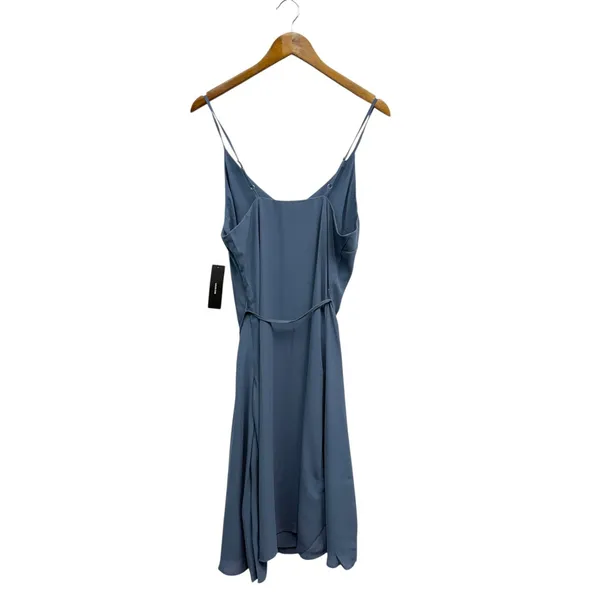 Lulus V-Neck Slip Dress in Denim Blue size Large NWT - Image 3