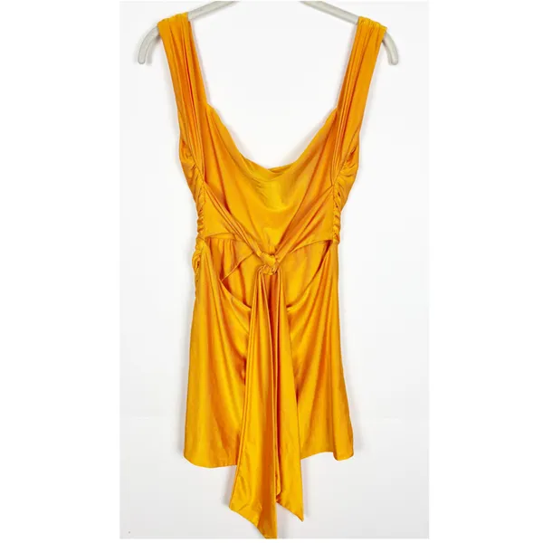 Lucy in the Sky Melina Ruched bodycon mini dress Size Medium - Image 4