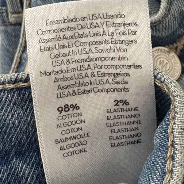 Mother The Hustler Ankle Fray Blue Jeans Sz 29 - Image 7