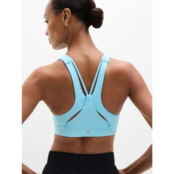 New Athleta M Flex Spacer Bra Aqua Blue Medium D-DD - Image 2
