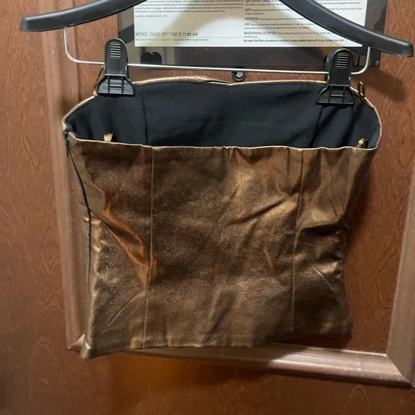 Zara Metallic Bronze Tube Top Sz S - Image 2