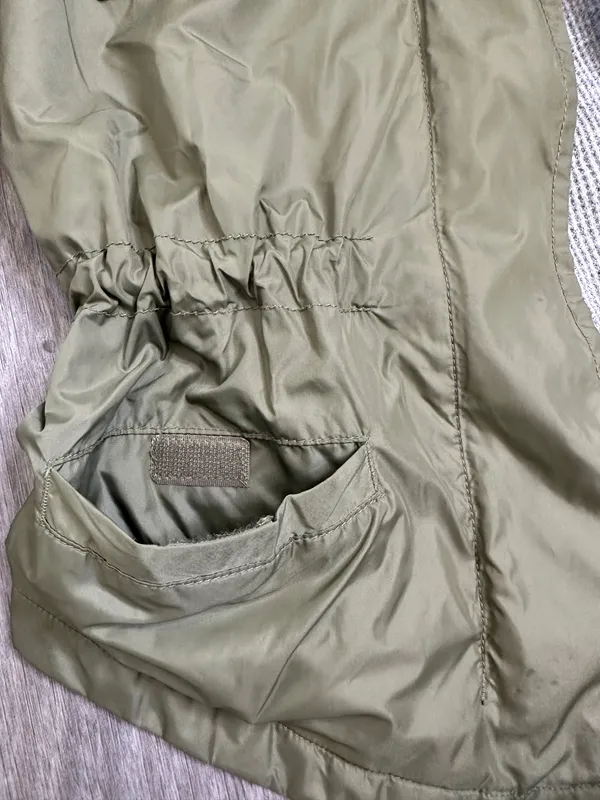 Gap Green Cargo Windbreaker Jacket | Utility Pockets | Cinched Waist | Size XS - Image 8