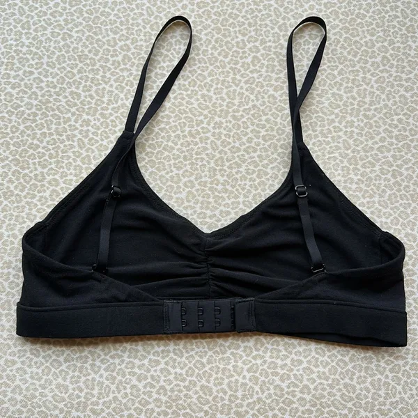 NWOT Me Undies Black Feel Free Ruched Bralette - Image 8