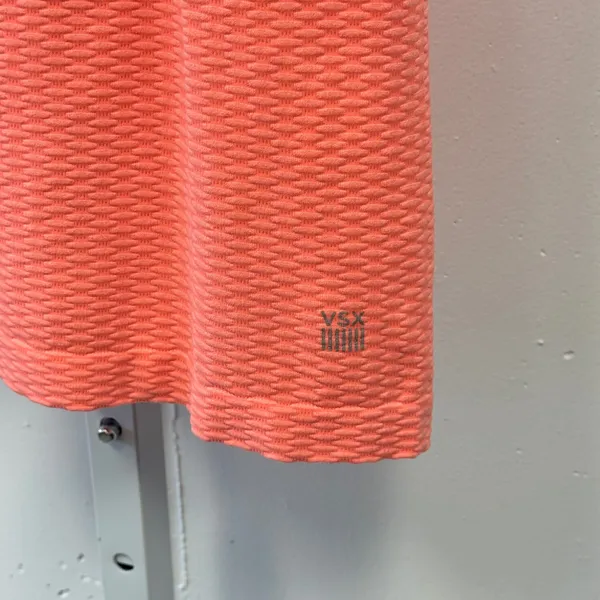 VSX Victoria's Secret Sport Neon Coral Textured Racerback Tank Top Small Stretch - Image 3