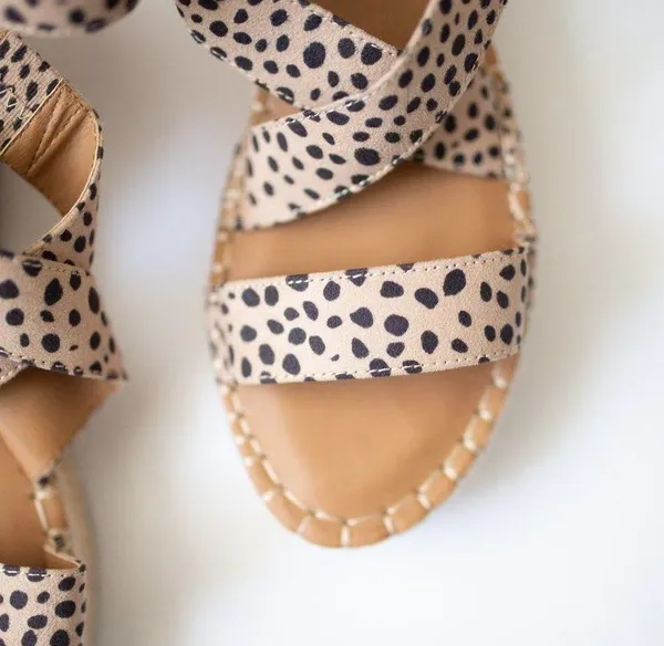 Dolcetta Carol Espadrille Wedge Sandal Ankle Strap Size 8.5 - Image 3