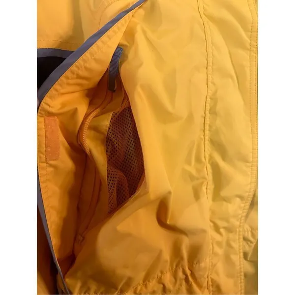 Columbia Fire Ridge Yellow Removable Hood Midweight Vintage Ski Jacket medium (4 - Image 3