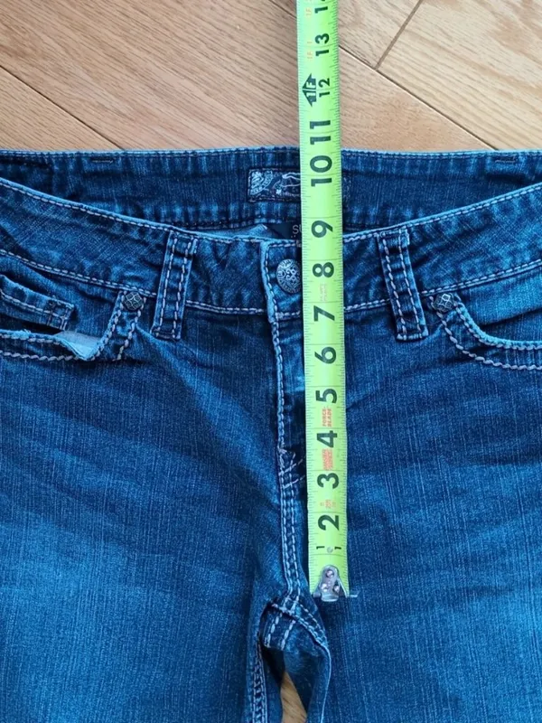 Silver Jeans Suki Women’s W34xL25 Flared Ankle Jeans Medium Wash Mid Rise - Image 10