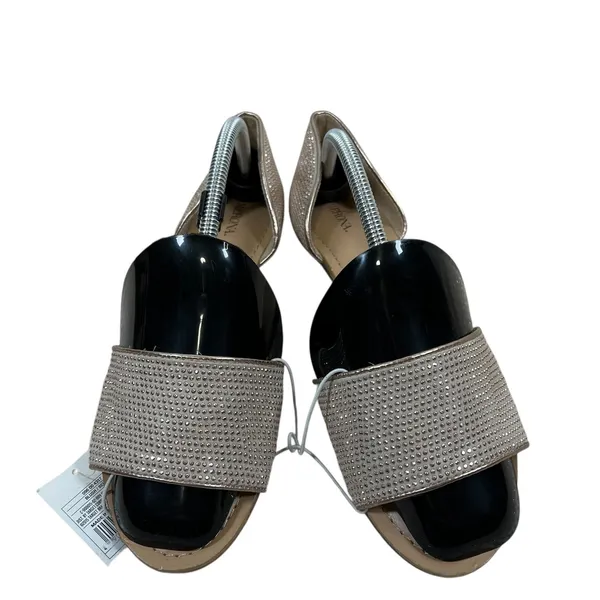 Merona Womens Blush Pink Rhinestone d'Orsay Flats Pointed Toe Slip On Shoes 9‎ - Image 2