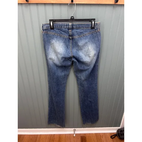 Abercrombie & Fitch Vintage Y2K Lace Up Front Low Rise Jeans Made in USA 4 - Image 2