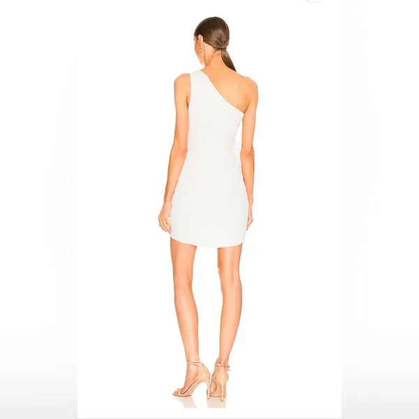 Like anew! Amanda Uprichard REVOLVE Conetta Dress in Ivory, size XS - Image 3