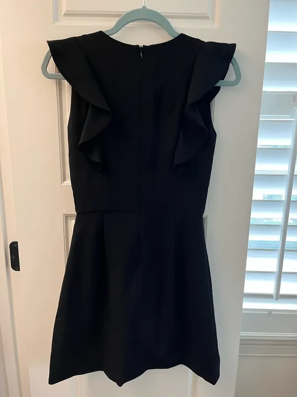 French Connection Whisper Ruffle Cap Sleeve A-Line Minidress - Image 4