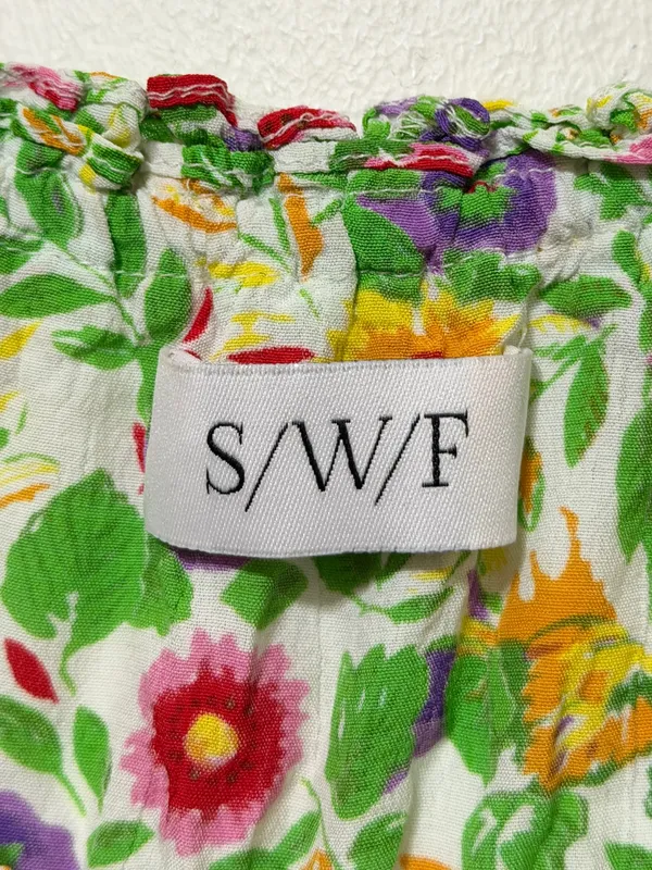 SWF Dynamic Floral Dress Size Medium Resurgence Shoulder Tie Maxi Revolve - Image 3