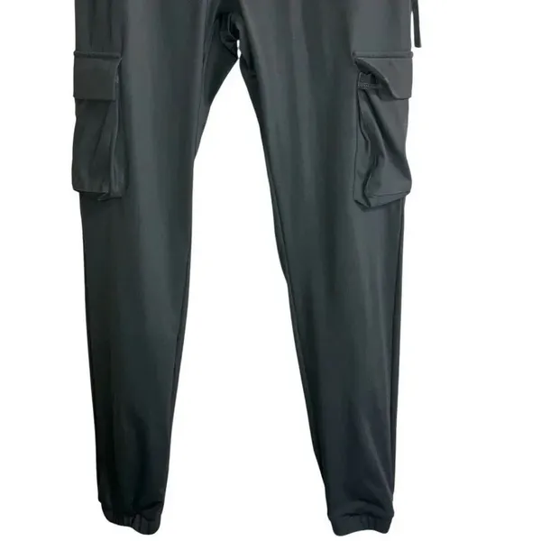 416. Zyia active olive green athletic cargo Cozycore joggers size XXS - Image 7