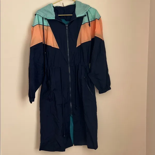 Free People Color Block Windbreaker Jacket - Image 5