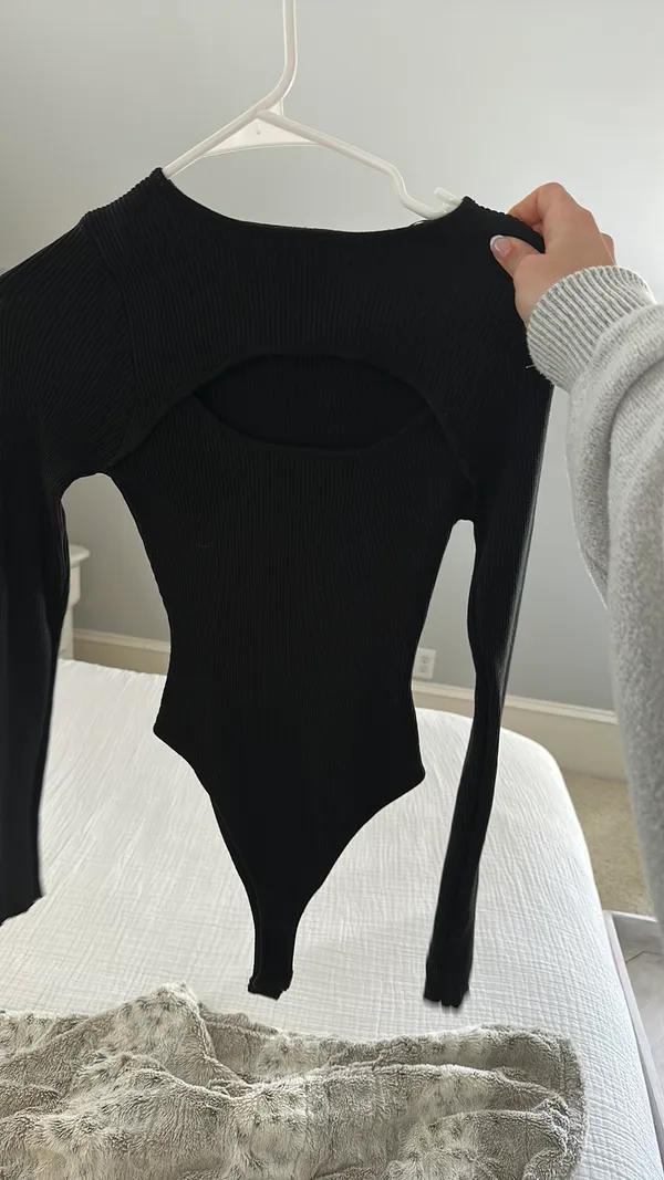 Windsor Black Bodysuit - Image 2