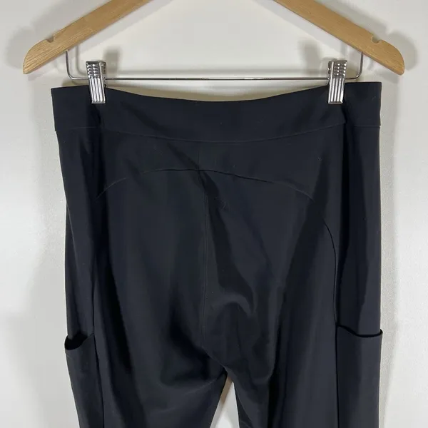 Athleta Stella‎ Shale Black Ankle Zip Stretch Trouser Pants Women's Size 12 - Image 8