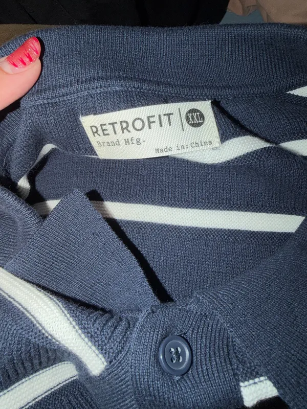 Shirt Blue Size XXL - Image 2