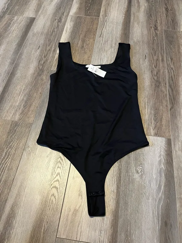 NWT LOFT Versa 360 Knit Square Neck Bodysuit - Image 2