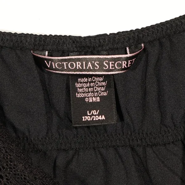 Victoria's Secret NWOT Black Lace Cami Size L - Image 10