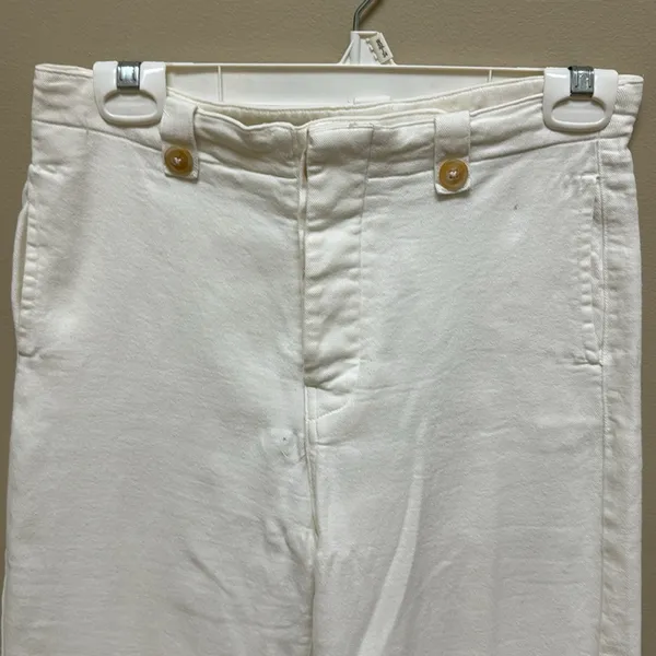 White wide leg capris Size L - Image 2