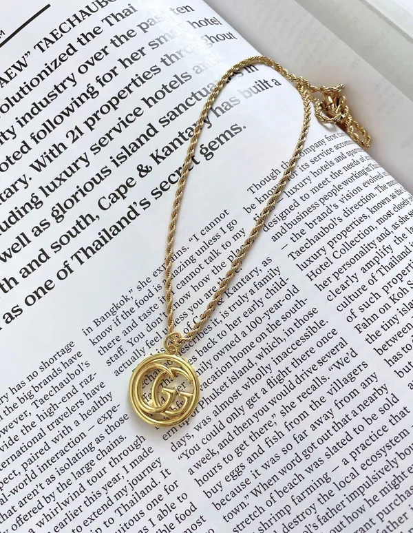 Designer Gold Plated Necklace - Image 4