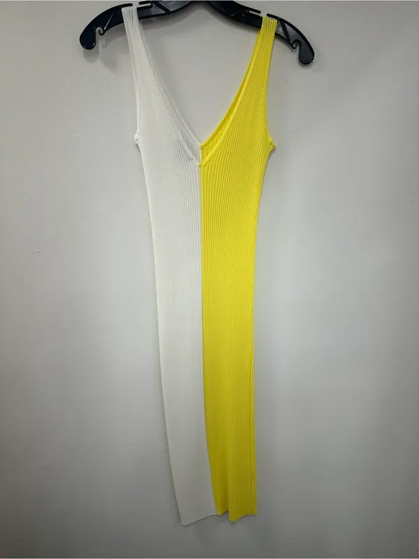 Staud Dress Yellow Size XS - Image 2