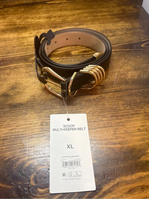 Scoop black and gold belt size XL - Image 2