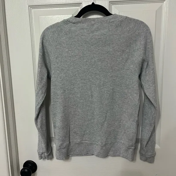 Aritzia TNA Waffle long sleeve tshirt‎ size XXS oversized - Image 6
