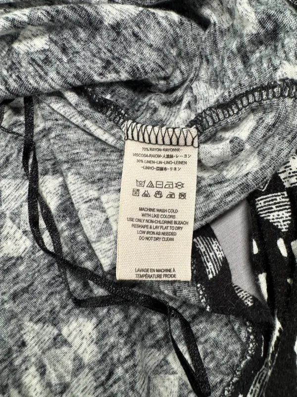 Free People | Small | Washed Black Dazed Print - Image 5