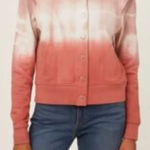 525 AMERICA Jogger Set XS‎ Clay Rose Pink Revolve Ombre Streetwear NEW - Image 3