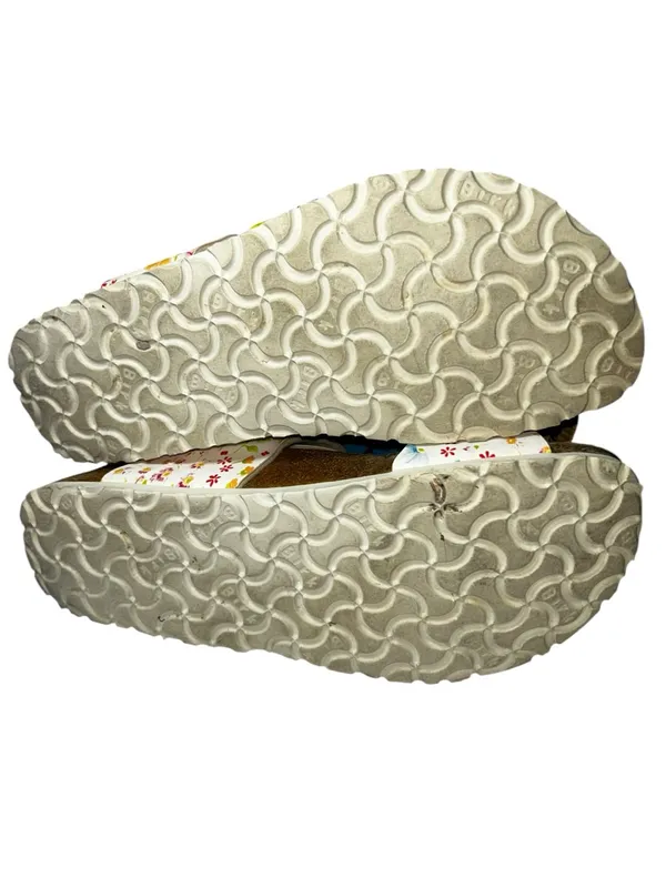 Birlos by Birkenstock Salina Magic Flower Sandals White Floral EU 39 US 8-8.5 Co - Image 3