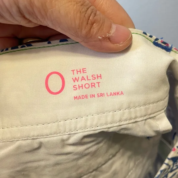 Lilly Pulitzer The Walsh Shorts Star Crush Starfish Blue Pink‎ Size 0 - Image 5
