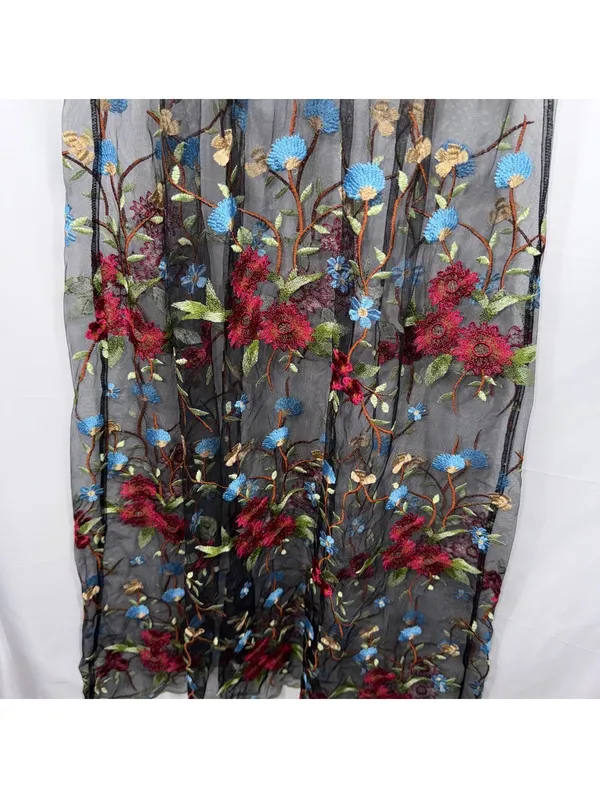LuLaRoe Deanne II Floral Embroidered Maxi Dress M NWT - Image 4