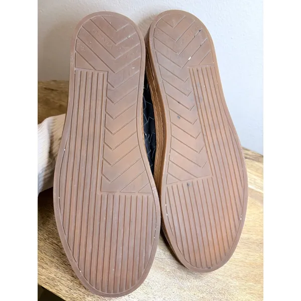 Vince Black Intrecciato Woven‎ Leather Slip On Mules Size 9 - Image 10