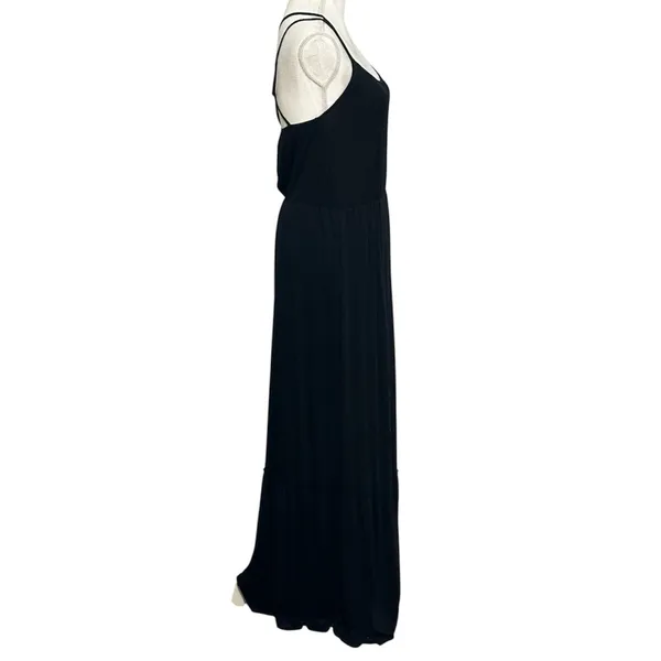 Hollister Black Sleeveless Spaghetti Straps Maxi Dress NWT - Image 2