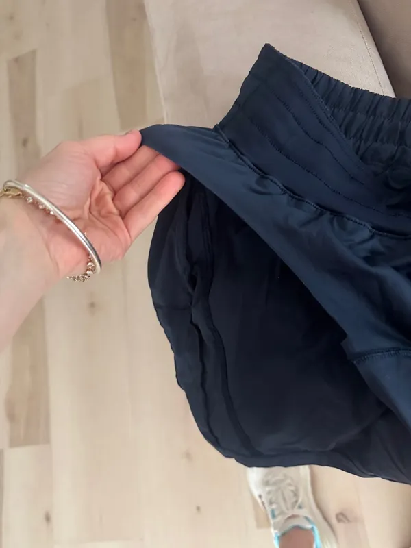 Lululemon Track That Shorts running *5" True Navy high rise pockets - Image 9