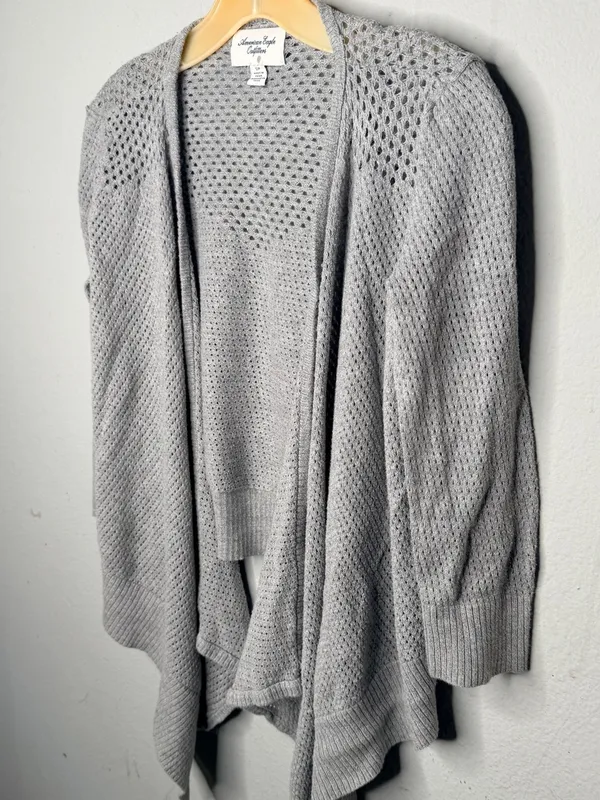 American Eagle Cotton Cardigan Sweater - Image 2