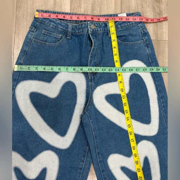 Light Blue Denim with White Stitching Size L - Image 3