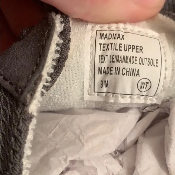 2/$35 New sz 9‎ sneakers Gray - Image 3