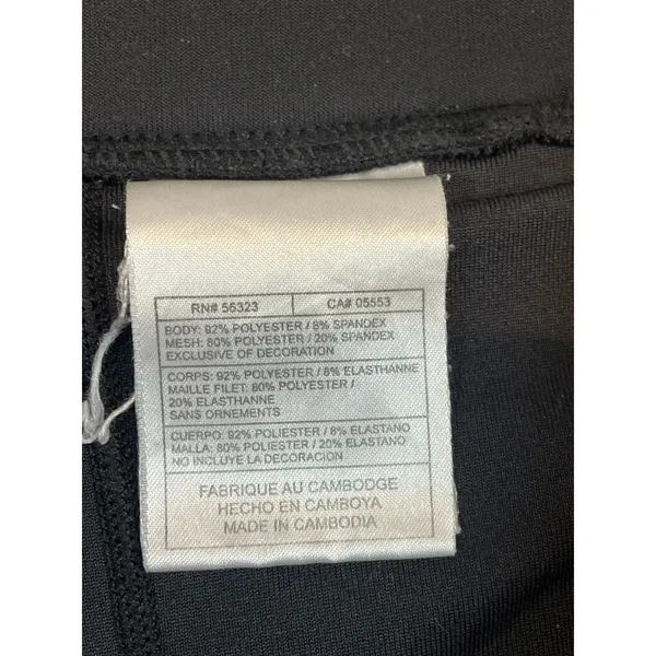 Nike Fit Dry Black Skort Athletic Stretch Back Pocket Size M - Image 5