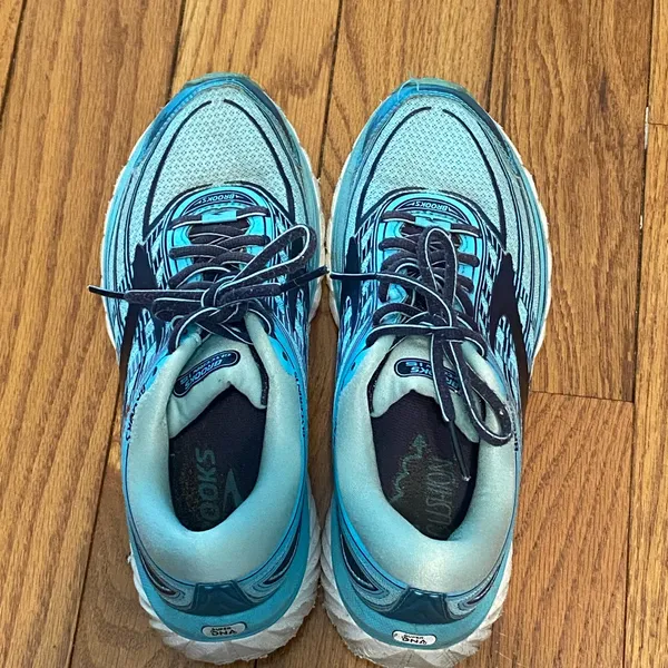 Women's Brooks Glycerin 15 Blue Teal Green‎ Running Shoes Sneakers Size 8 - Image 4