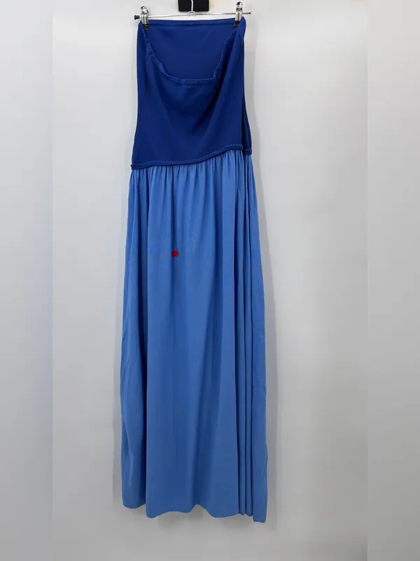 Solid & Striped Strapless Soglio Dress Maritime Blue - Image 6