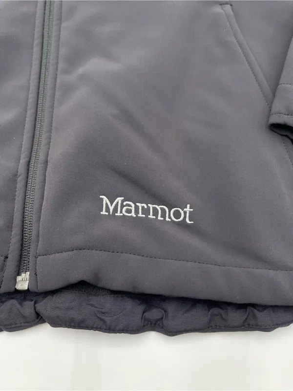 Marmot Gravity Soft Shell Jacket Womens Large Black Full Zip Long Sleeve Zip - Image 6