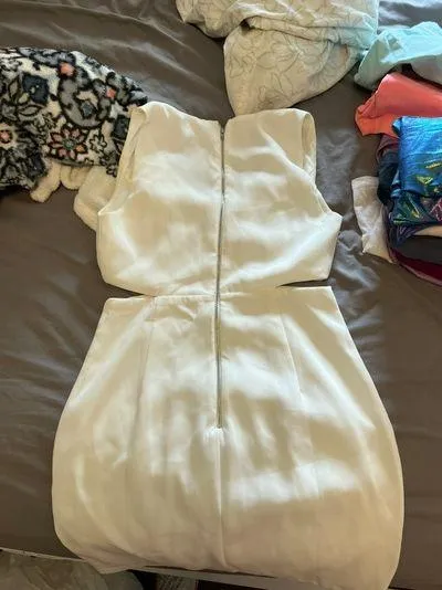 Lulus White Bodycon Dress - Image 4