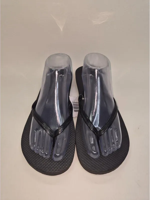 Black Flip Flop Sandals - Size M Men New with Tag - Image 5