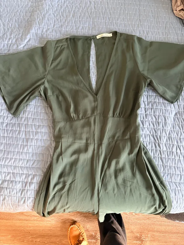 Emerald Green Abercrombie and Fitch Jumpsuit - Image 3